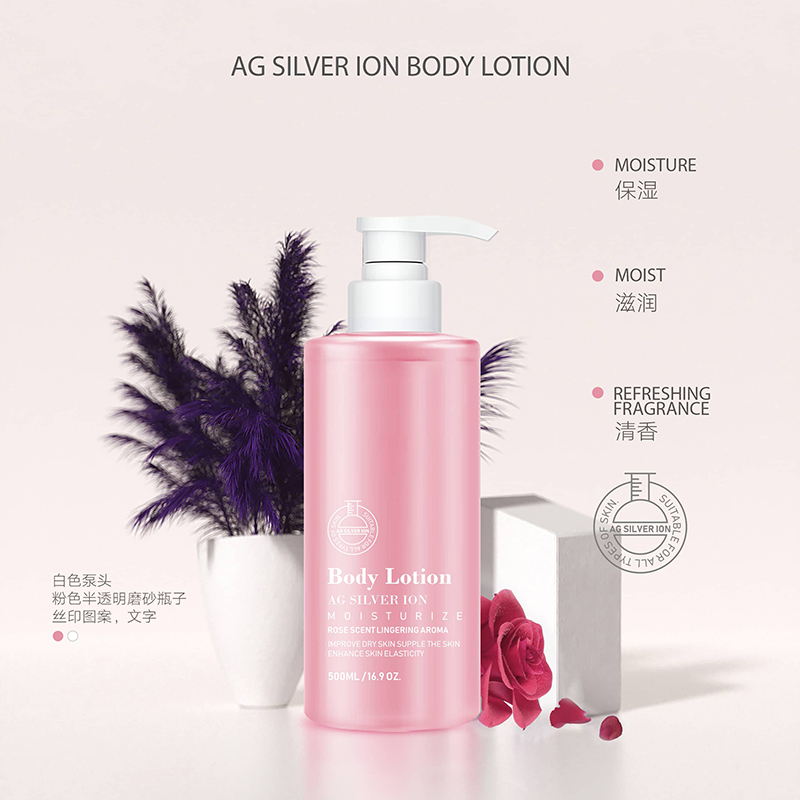Ag silver ion roos parfum body lotion